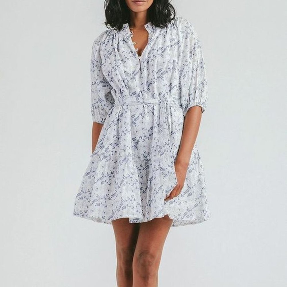 CLEOBELLA Nevah Floral Mini Cotton Dress Size M NWT